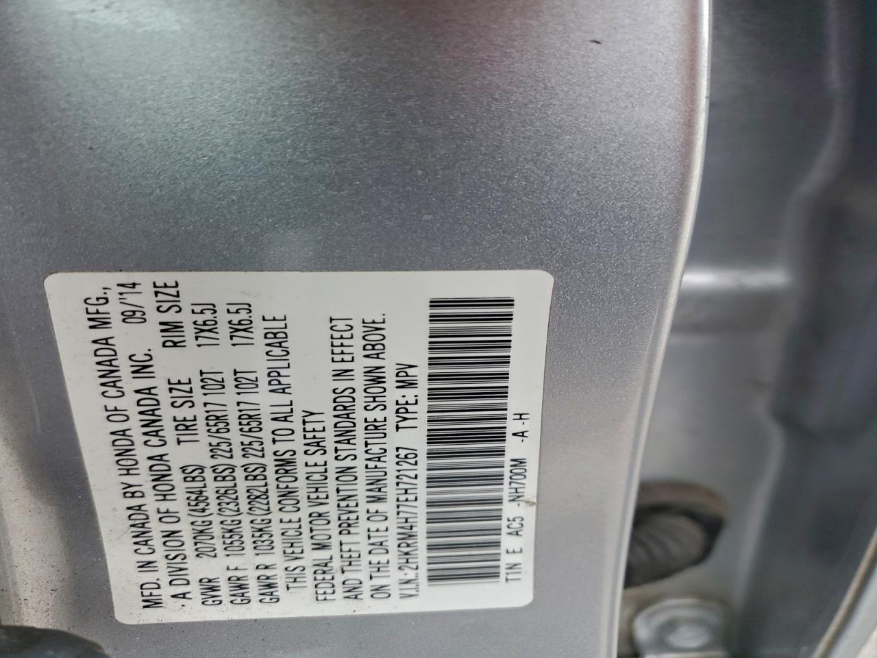 2014 HONDA CR-V