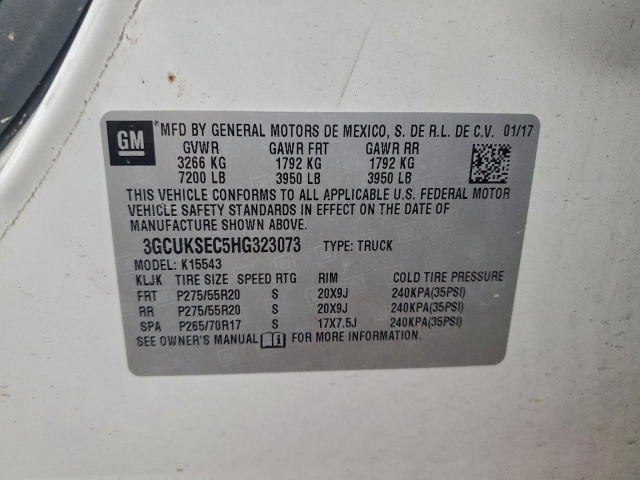 2017 CHEVROLET Silverado