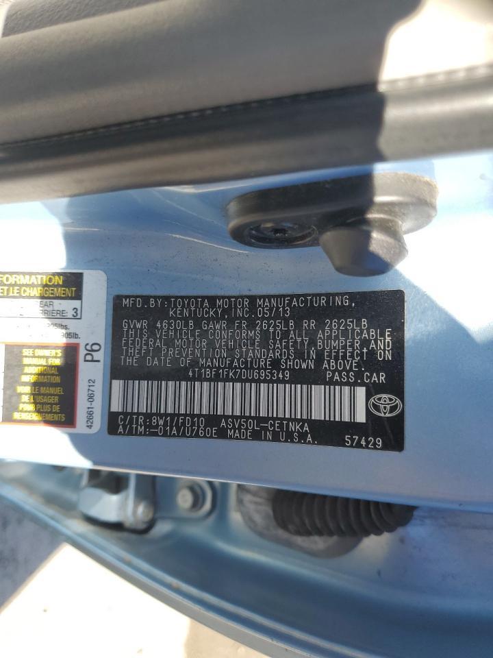 2013 TOYOTA CAMRY