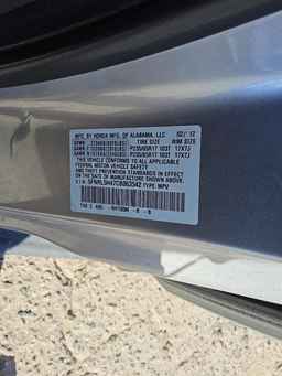 2012 HONDA ODYSSEY