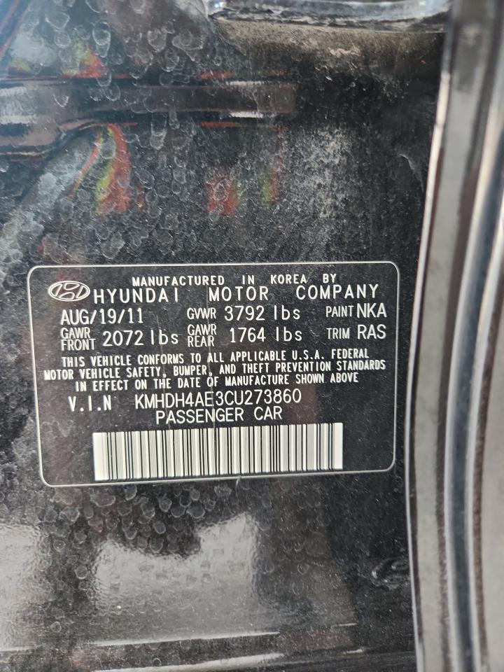 2012 HYUNDAI ELANTRA
