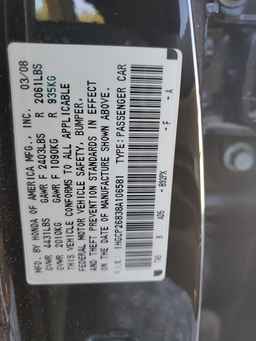 2008 HONDA ACCORD