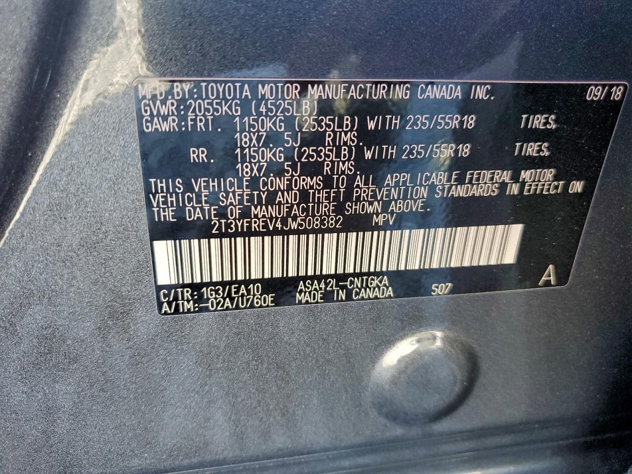 2018 TOYOTA RAV4