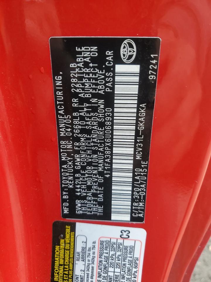 2006 TOYOTA CAMRY