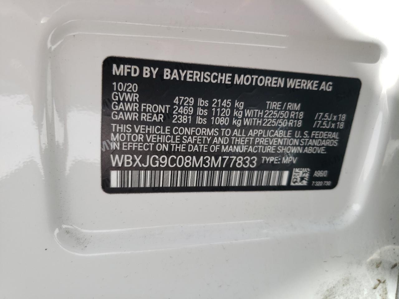 2021 BMW X1