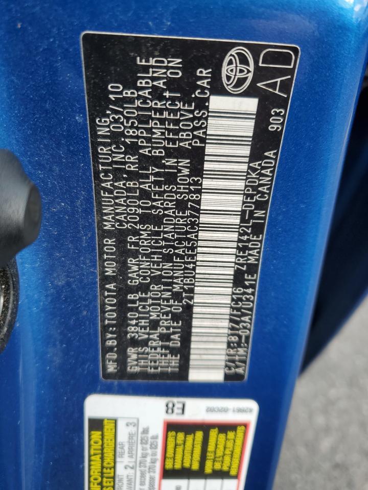 2010 TOYOTA COROLLA