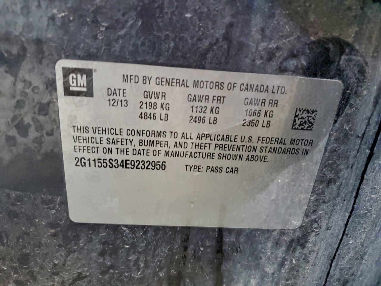 2014 CHEVROLET IMPALA