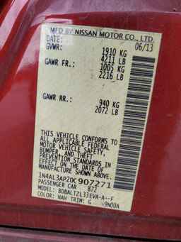 2013 NISSAN ALTIMA