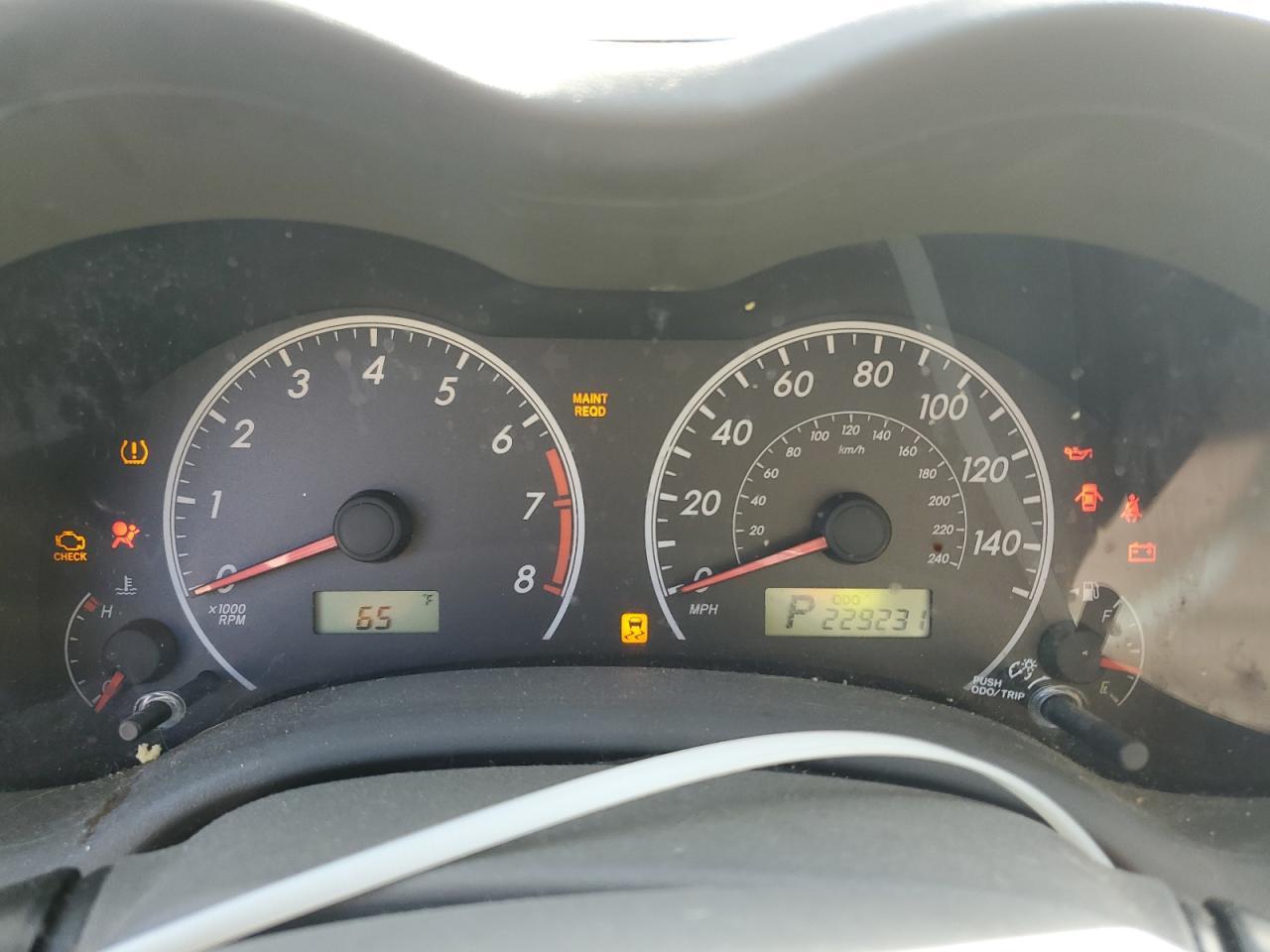 2010 TOYOTA COROLLA