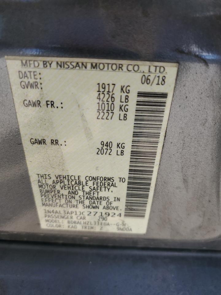 2018 NISSAN ALTIMA