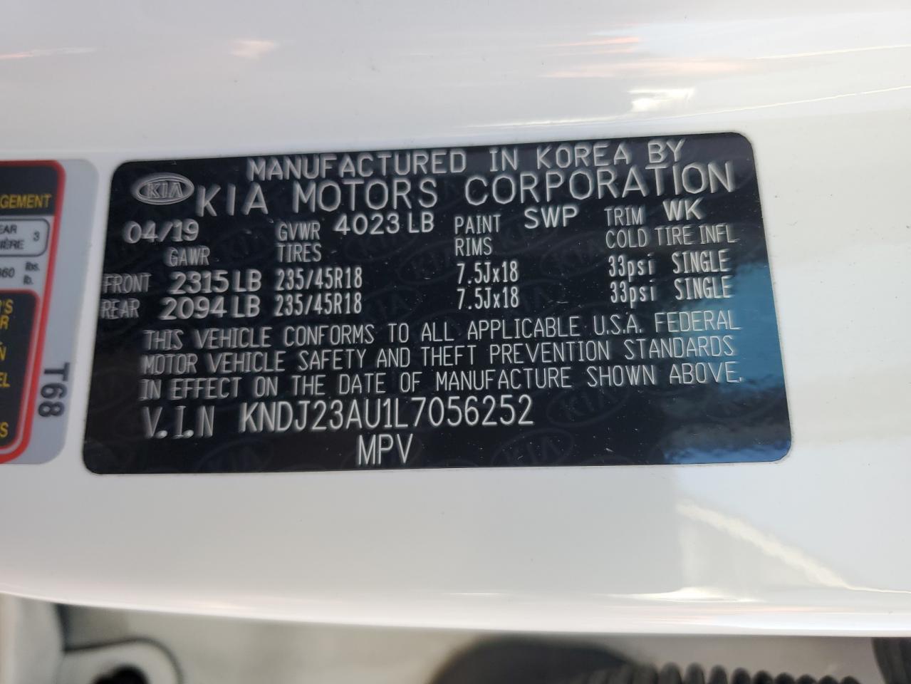 2020 KIA SOUL