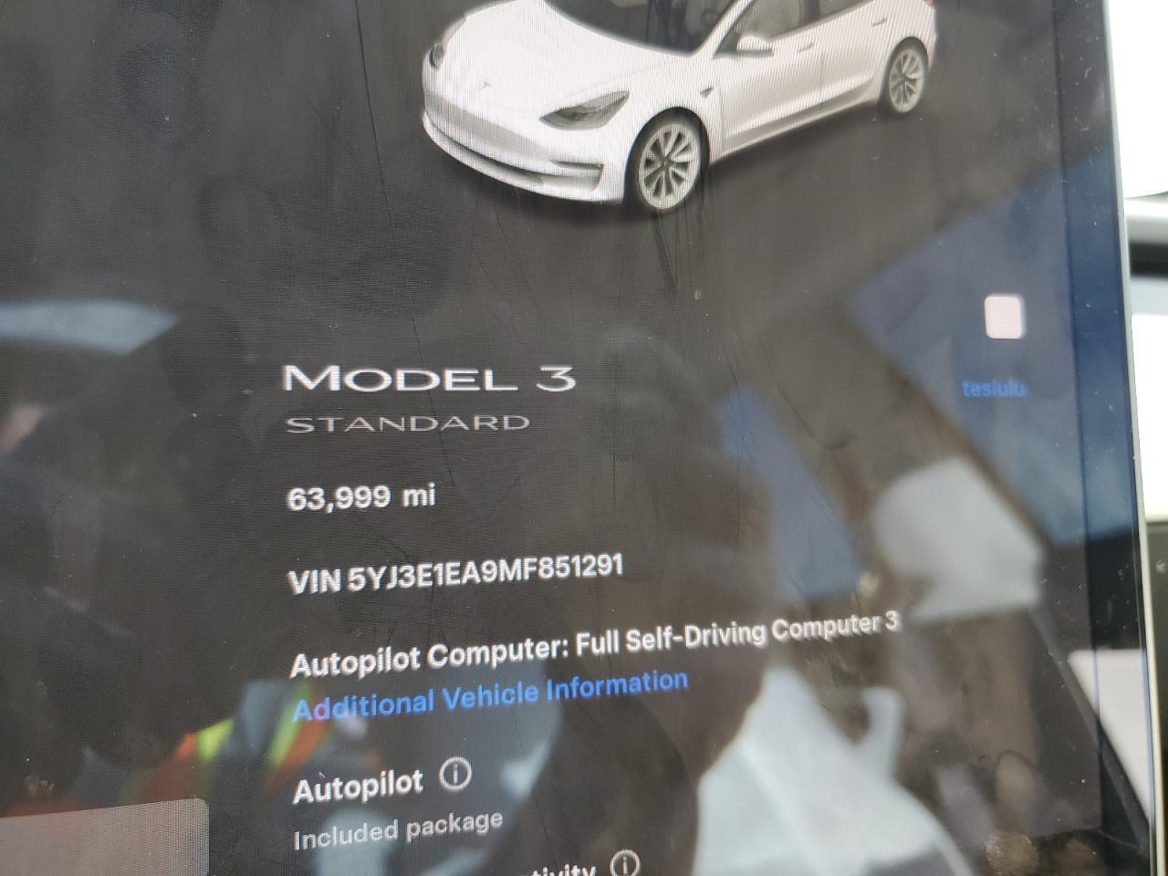 2021 TESLA MODEL 3