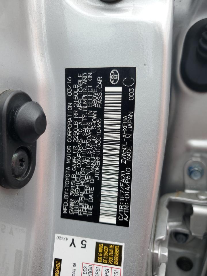 2016 TOYOTA PRIUS