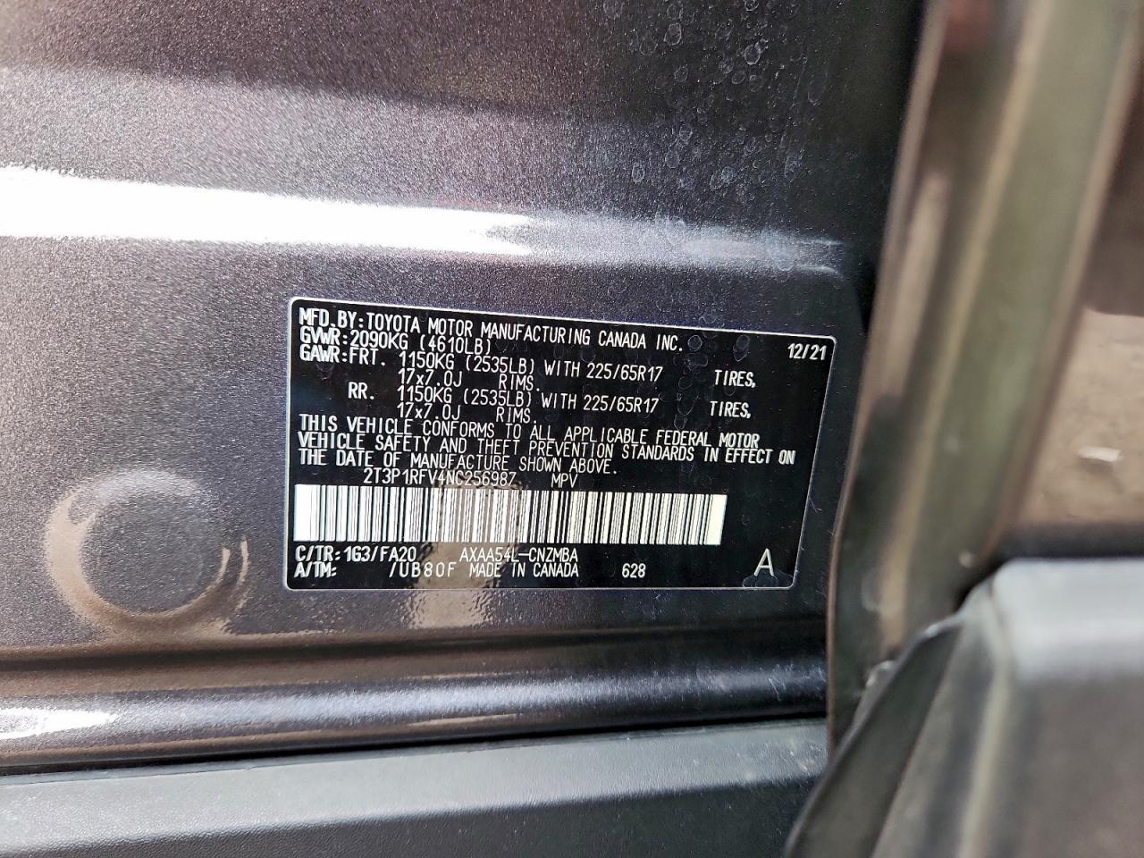 2022 TOYOTA RAV4