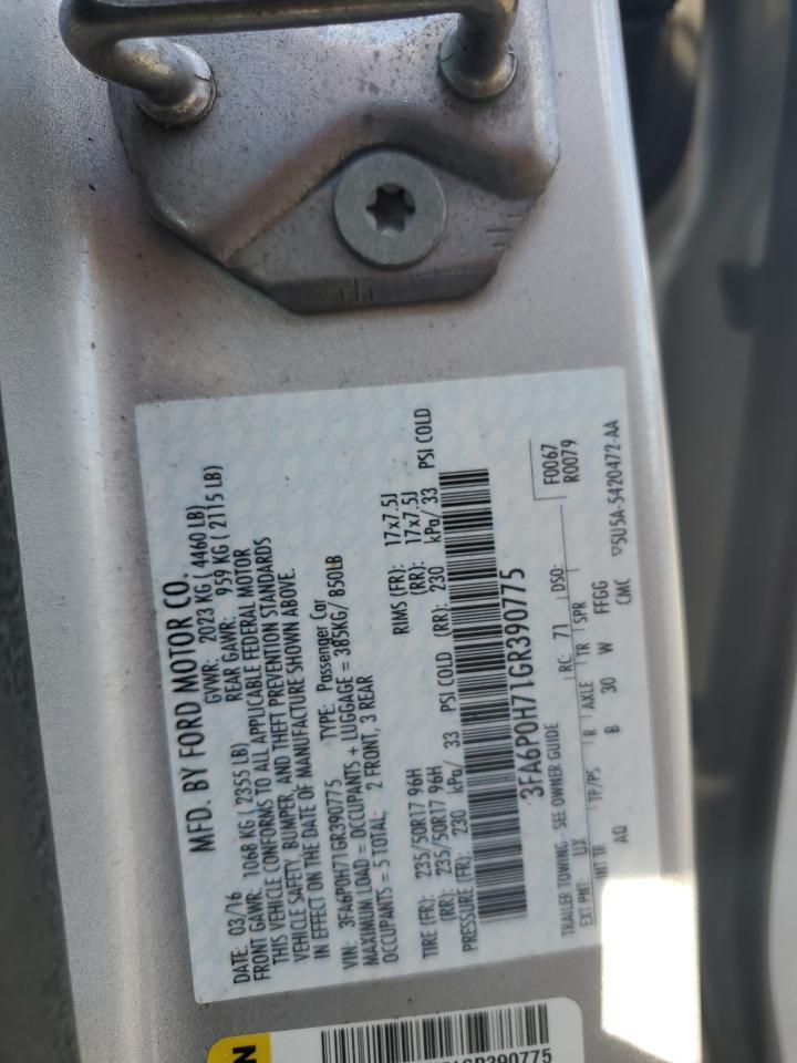 2016 FORD FUSION