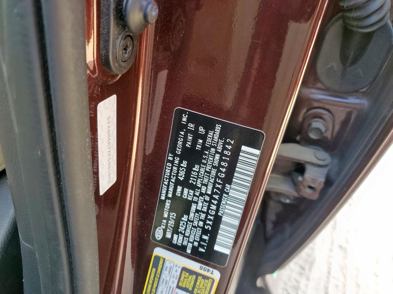 2015 KIA OPTIMA