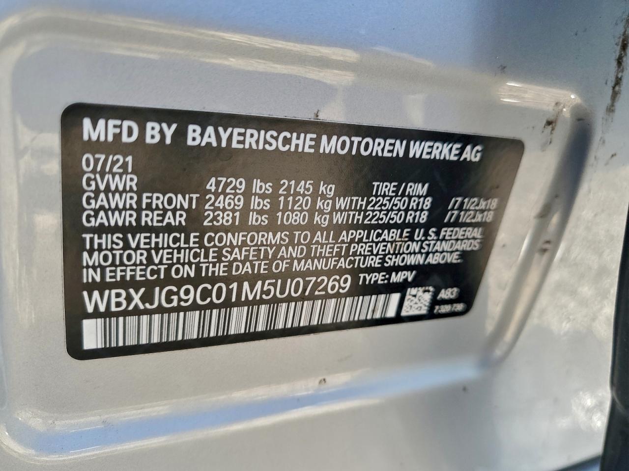 2021 BMW X1