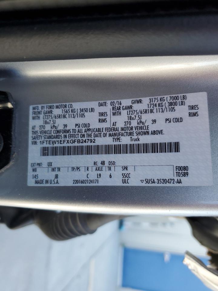 2016 FORD F-150