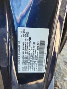 2017 HONDA ODYSSEY