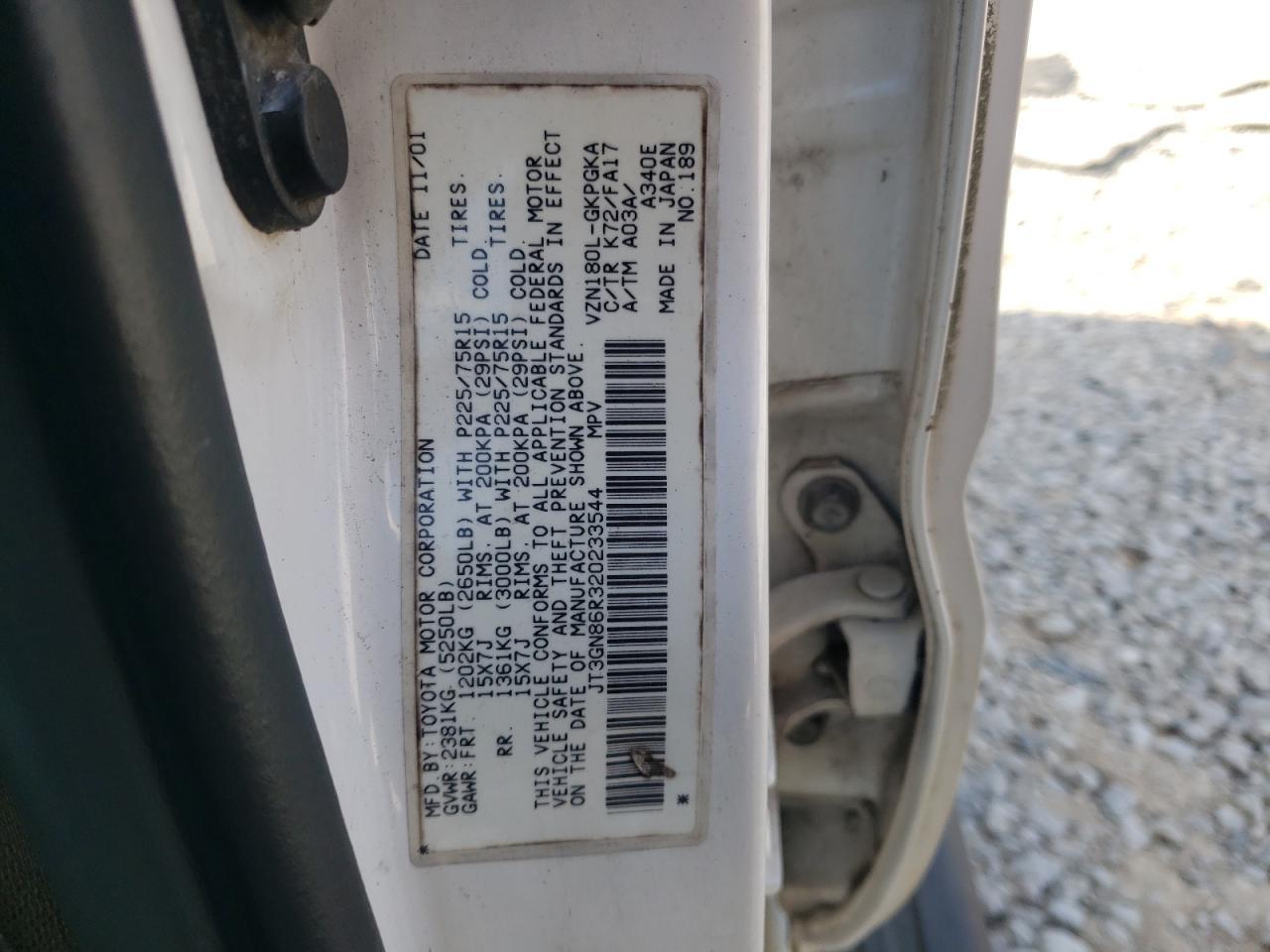 2002 TOYOTA 4Runner