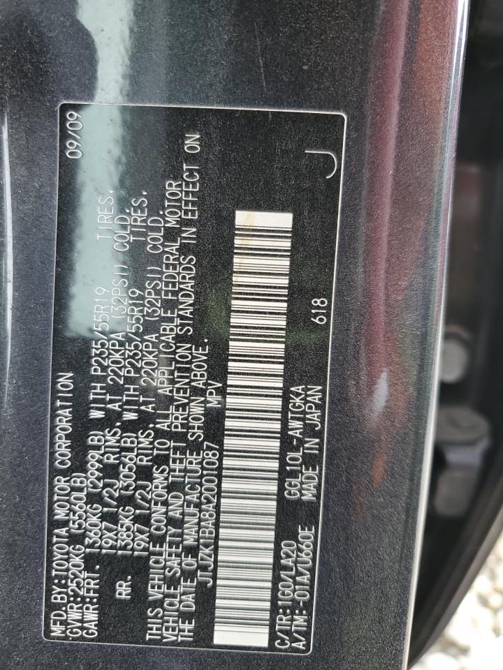 2010 LEXUS RX 350