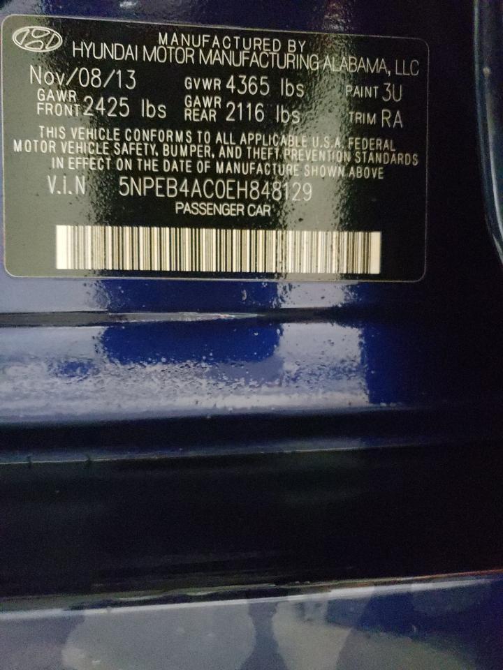 2014 HYUNDAI SONATA
