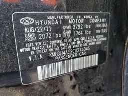 2012 HYUNDAI ELANTRA