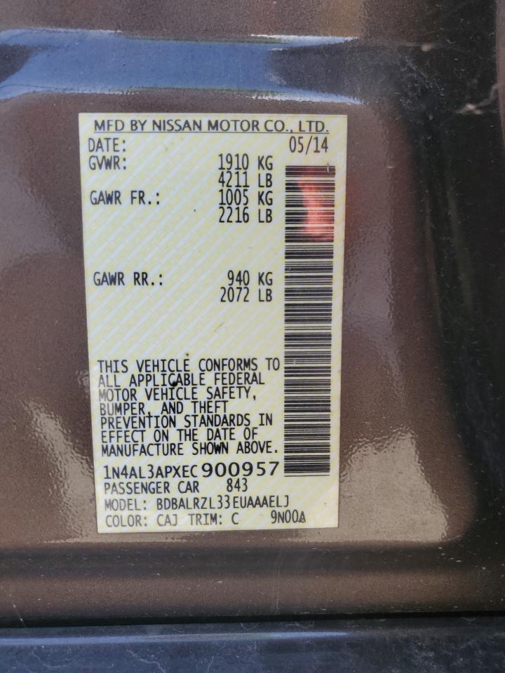 2014 NISSAN ALTIMA