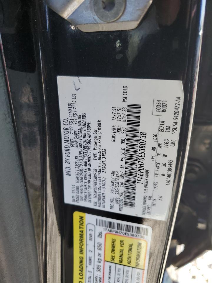 2014 FORD FUSION