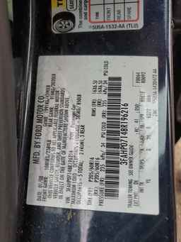 2008 FORD FUSION
