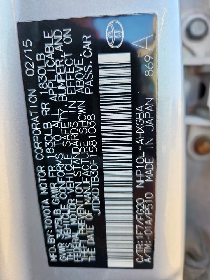 2015 TOYOTA Prius c