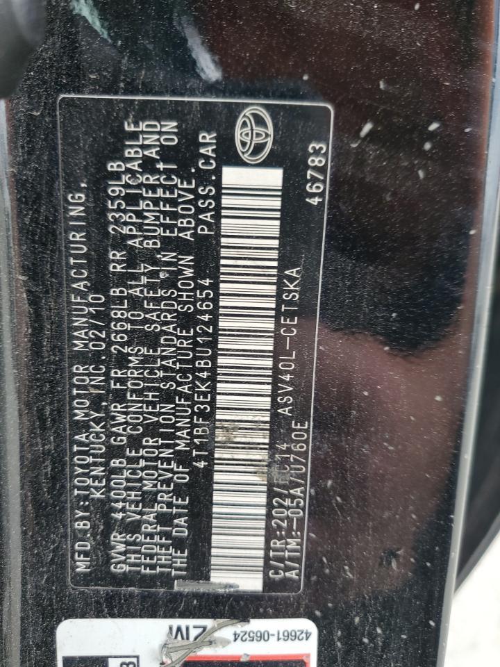 2011 TOYOTA CAMRY