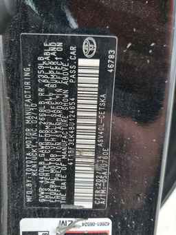 2011 TOYOTA CAMRY