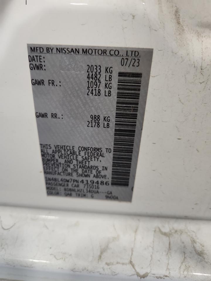 2023 NISSAN ALTIMA