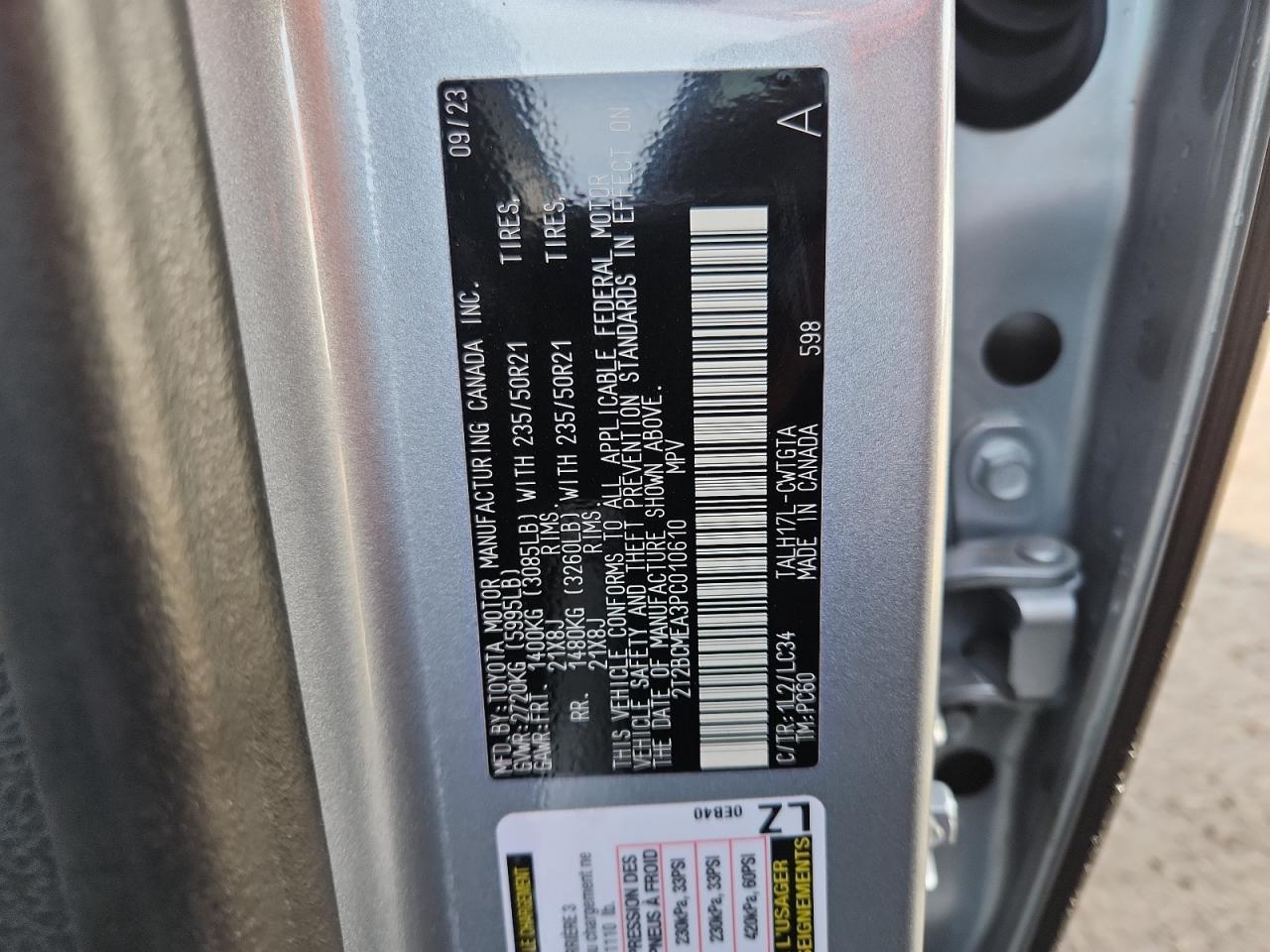 2023 LEXUS RX 500H