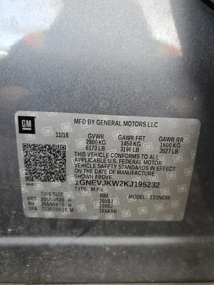 2019 CHEVROLET TRAVERSE
