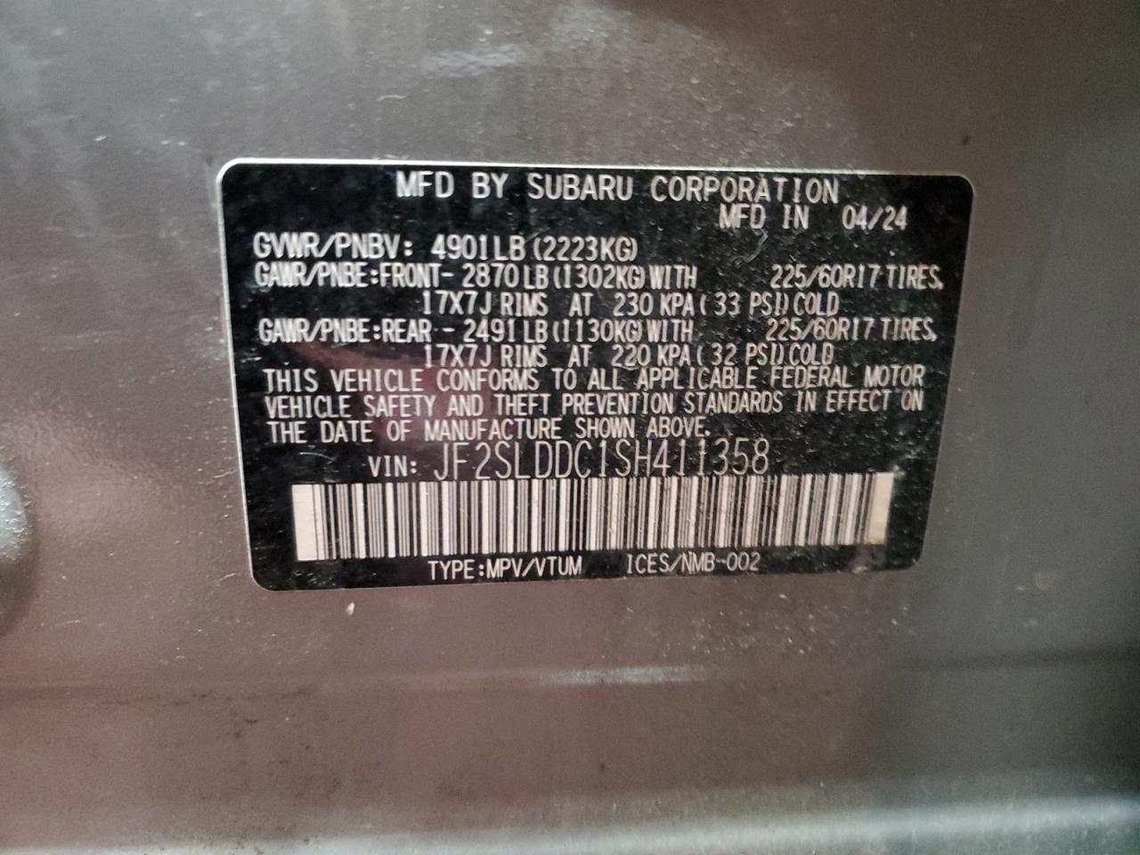 2025 SUBARU FORESTER