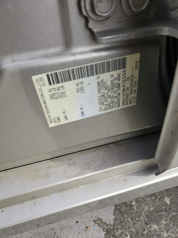 2009 NISSAN ALTIMA