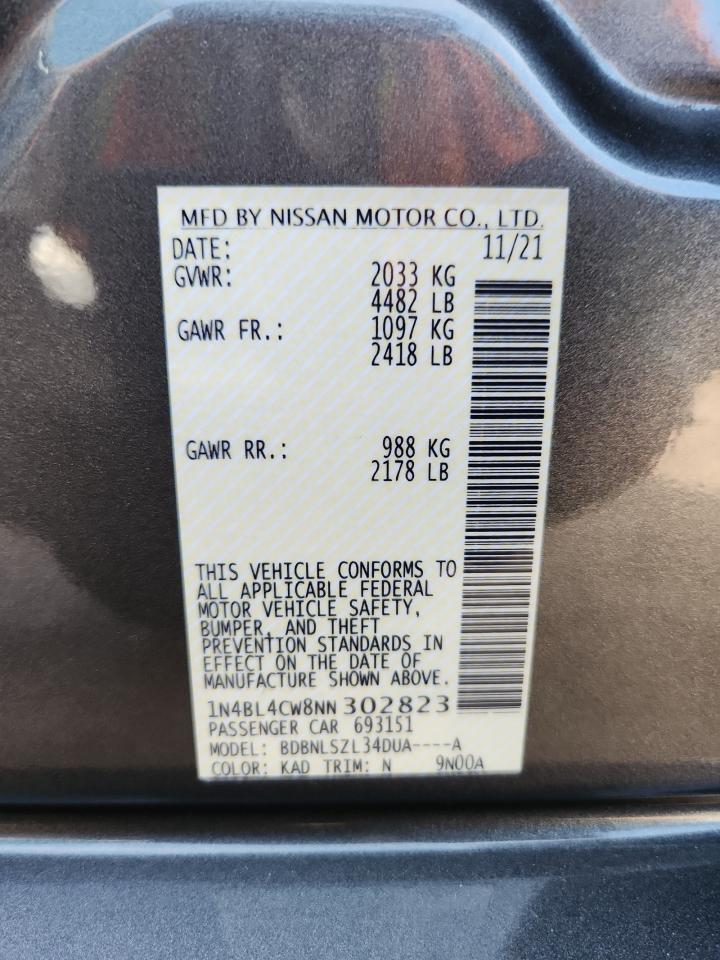 2022 NISSAN ALTIMA