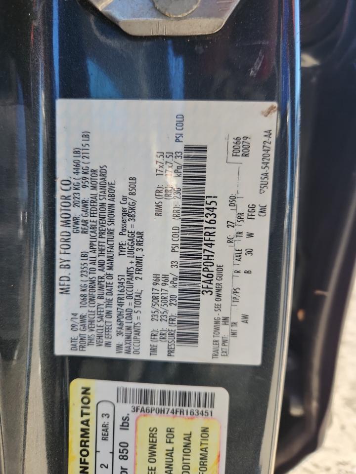 2015 FORD FUSION