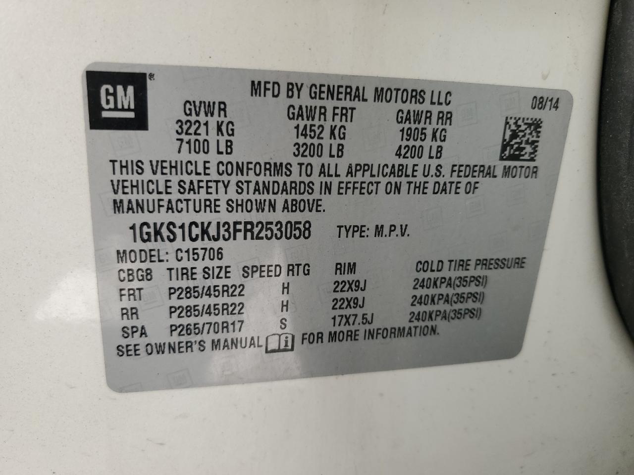2015 GMC Yukon