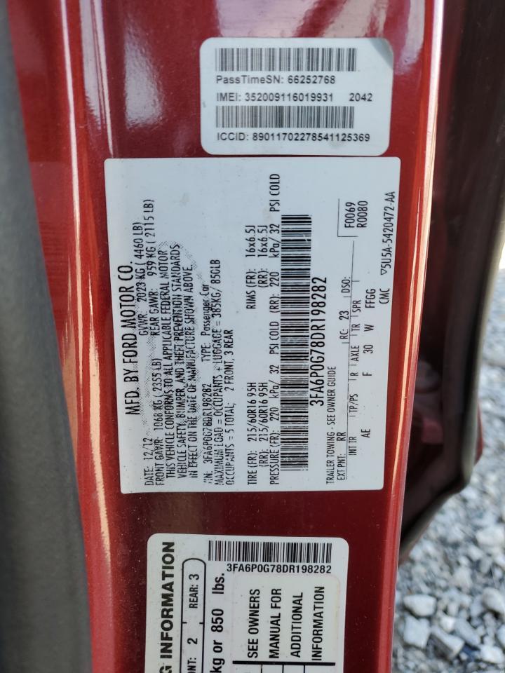 2013 FORD FUSION