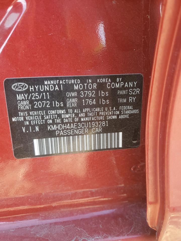 2012 HYUNDAI ELANTRA