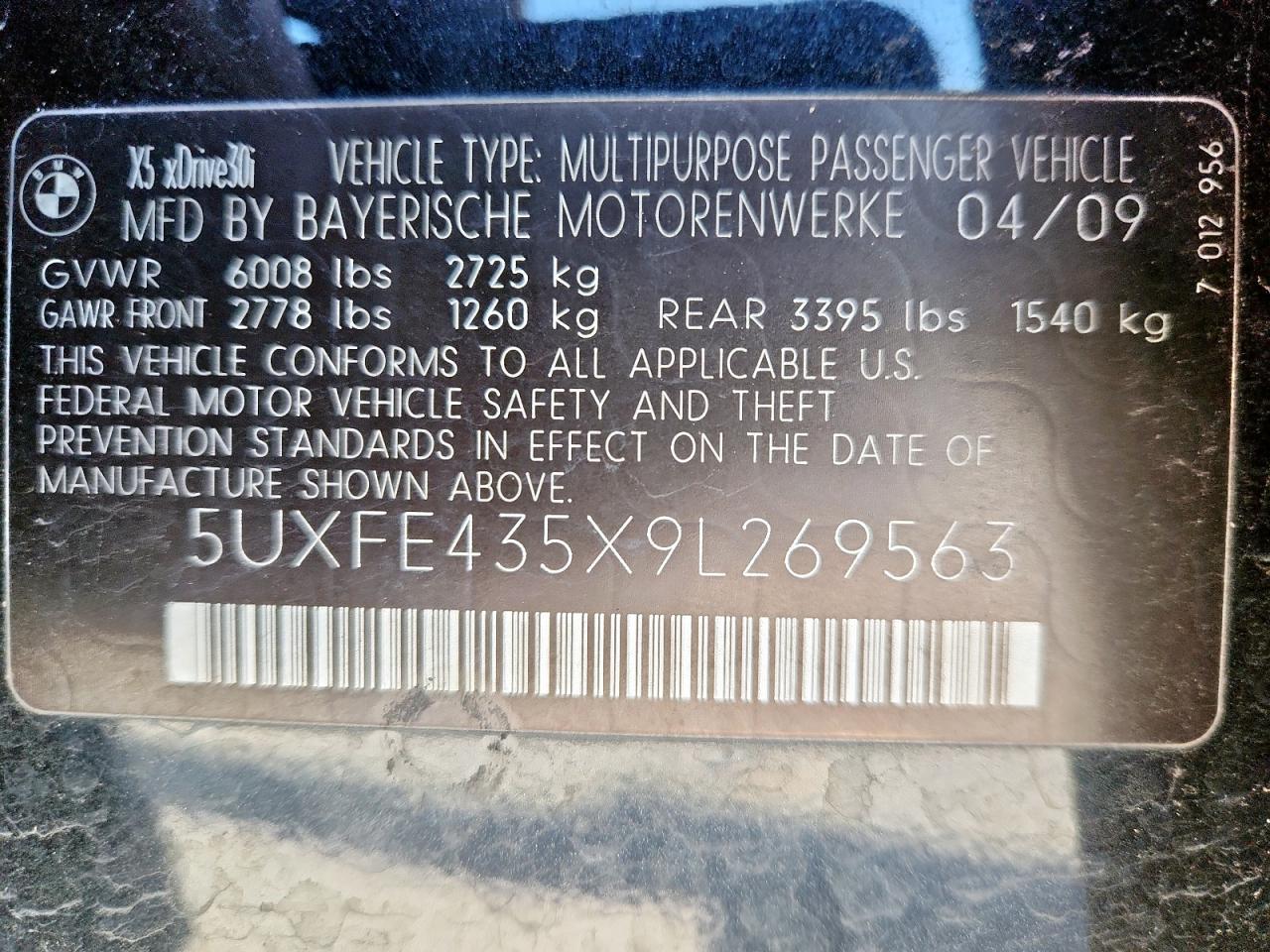 2009 BMW X5