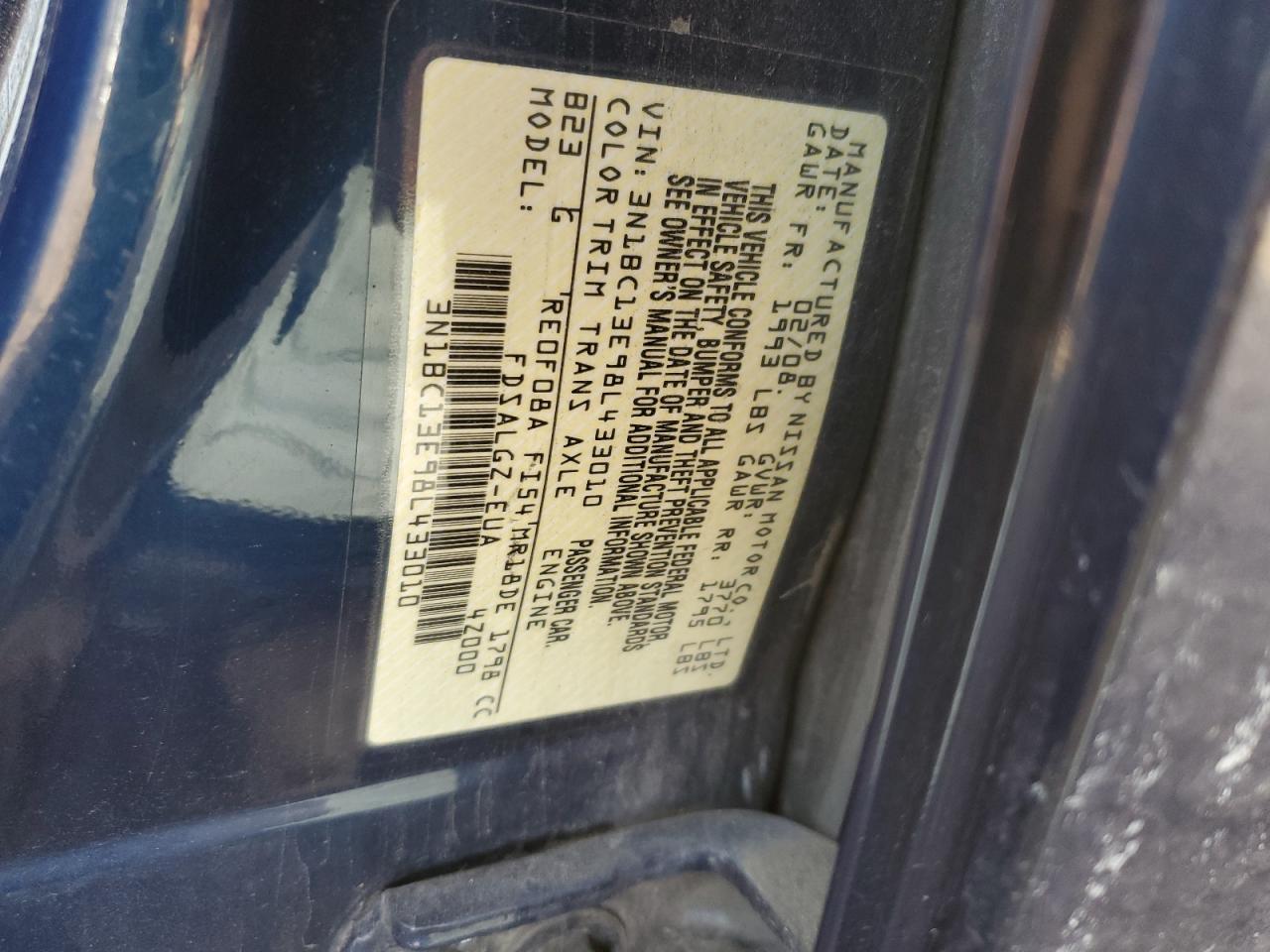 2008 NISSAN VERSA