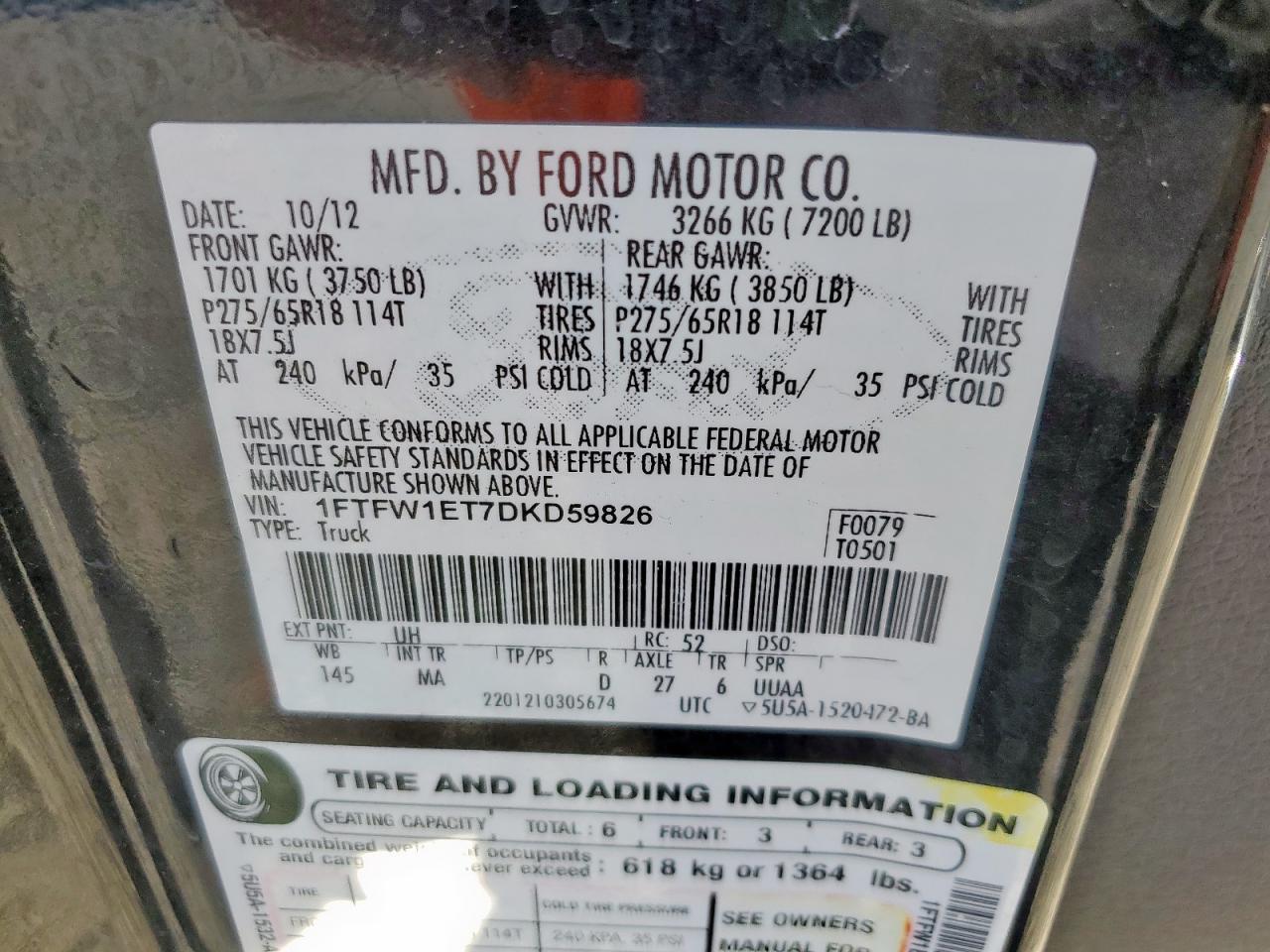 2013 FORD F-150