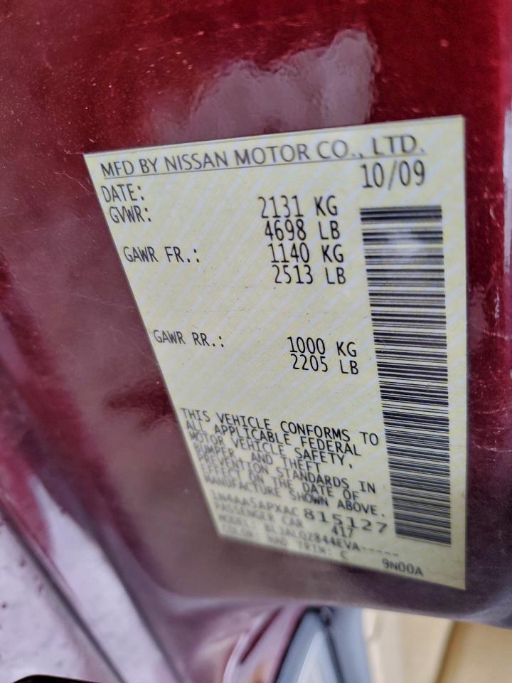 2010 NISSAN Maxima