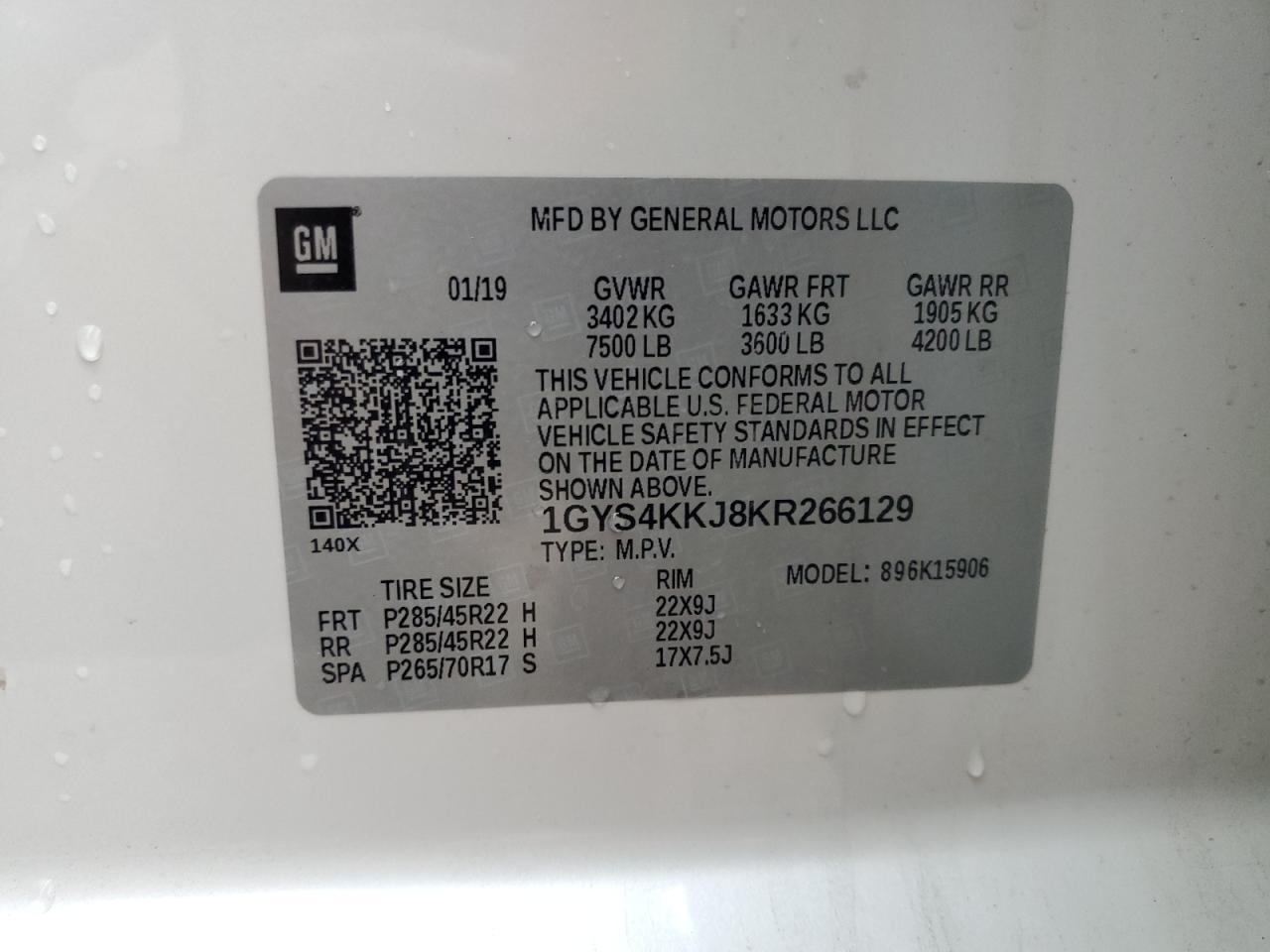 2019 CADILLAC Escalade ESV