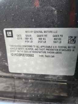 2014 CHEVROLET CRUZE