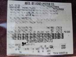 2011 FORD FUSION